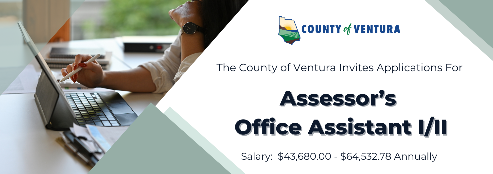 The County of Ventura offers an attractive compensation and benefits package that includes: